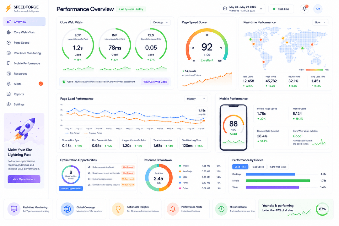 Core Web Vitals and Page Speed Optimization 2026