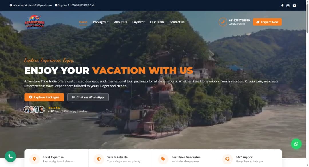 Adventure Trip India